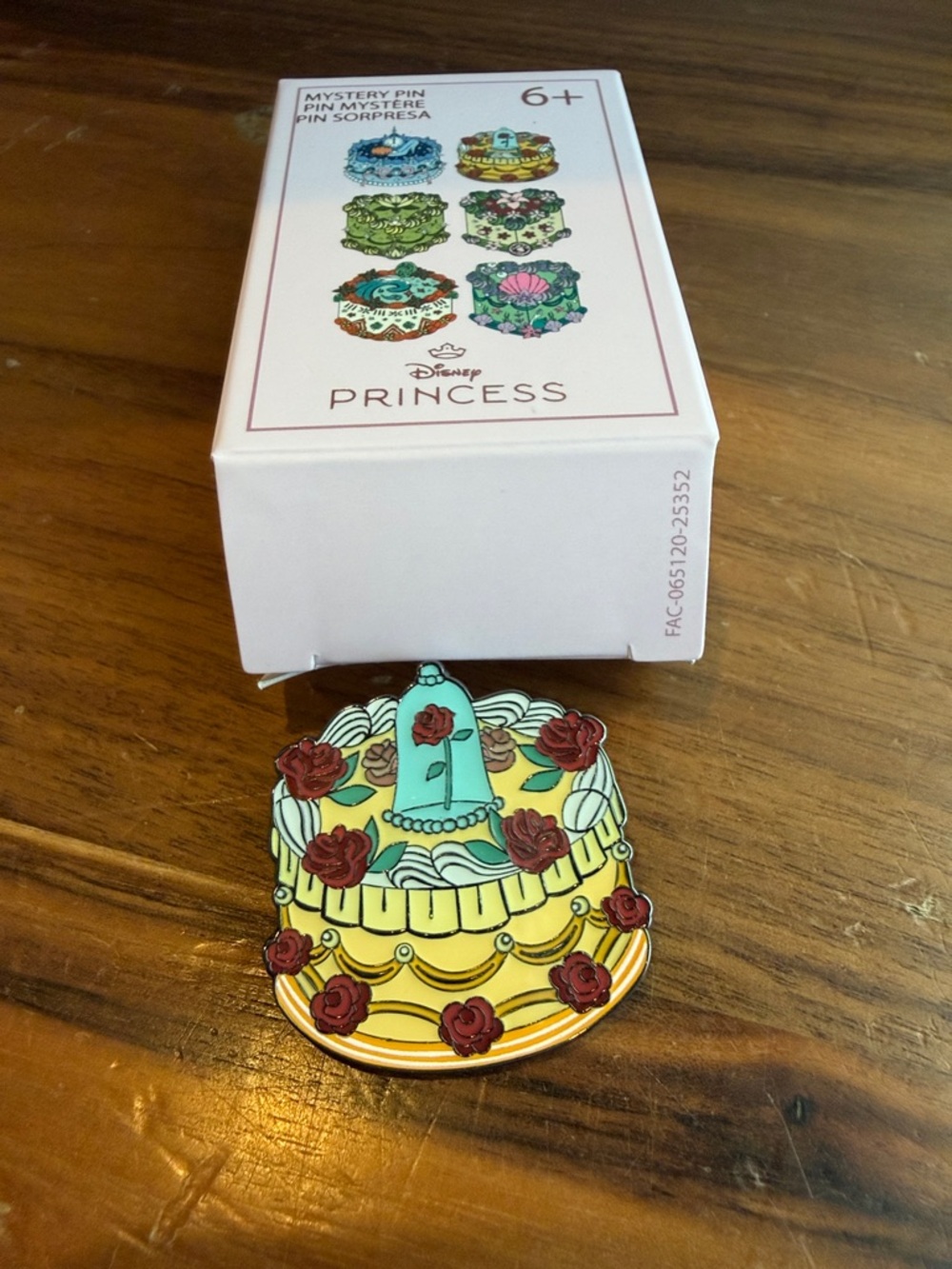 Disney loungefly princess Belle Cake Enamel Pin